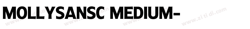 MollySansC Medium字体转换